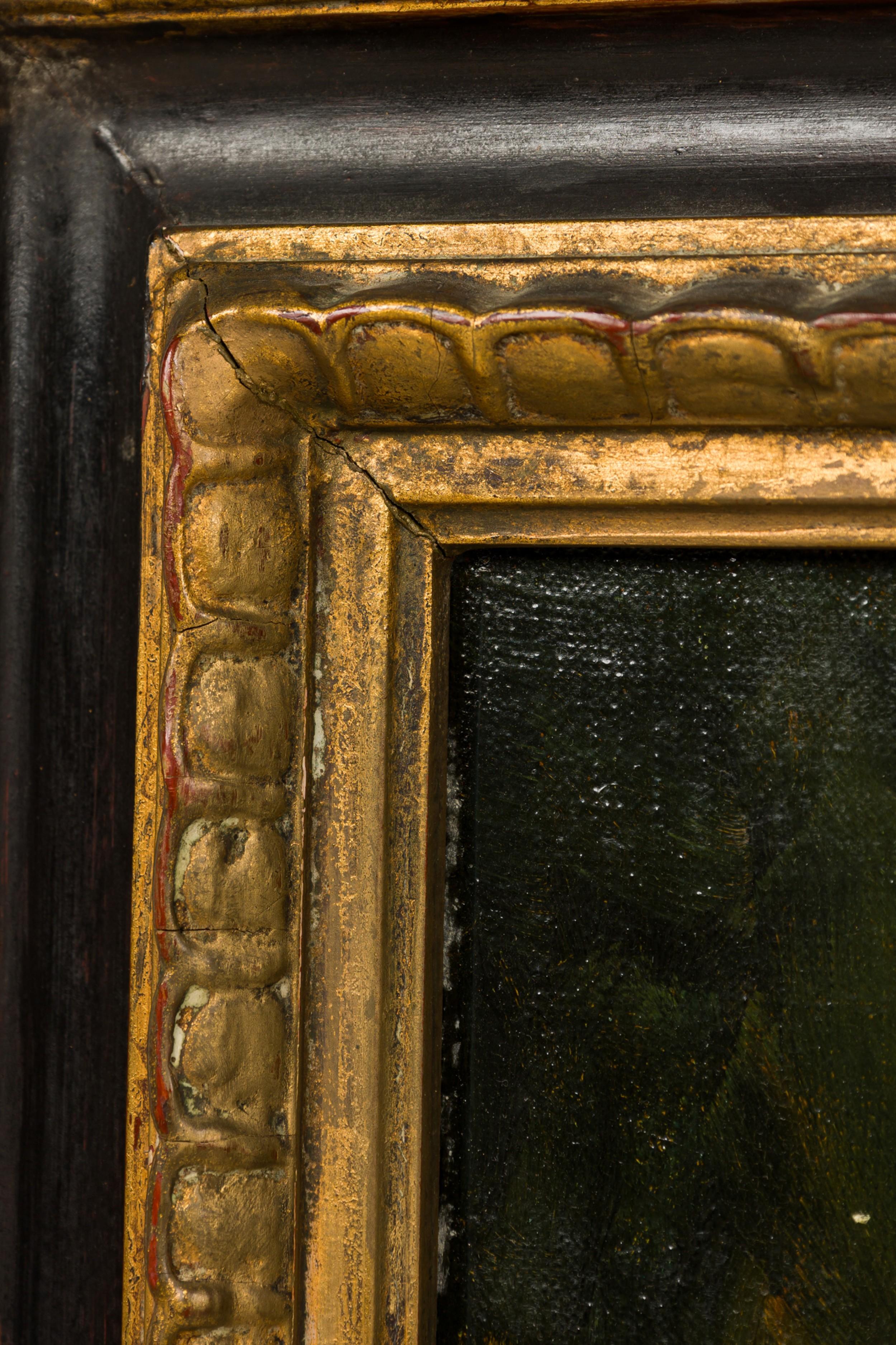 Französisches viktorianisches Gemälde eines Blumenstraußes im Zustand „Gut“ im Angebot in Queens, NY