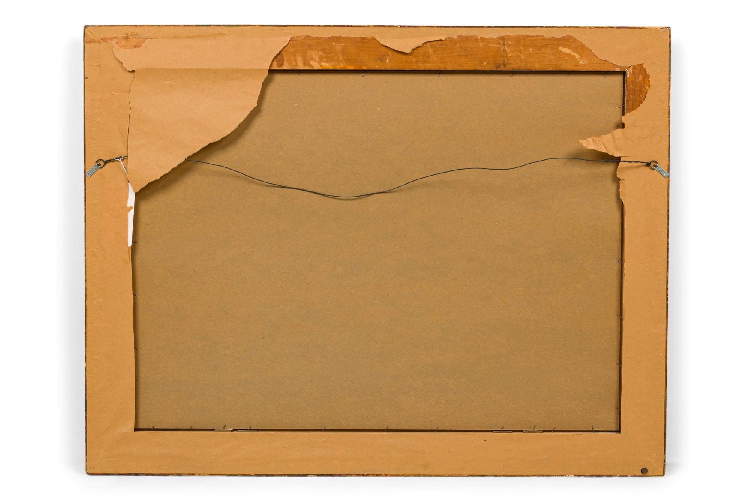 Französisches viktorianisches Gemälde eines Blumenstraußes (Farbe) im Angebot