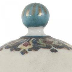 French Victorian Porcelain Ginger Jar with Portrait