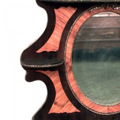 French Victorian Rosewood Wall Shelf