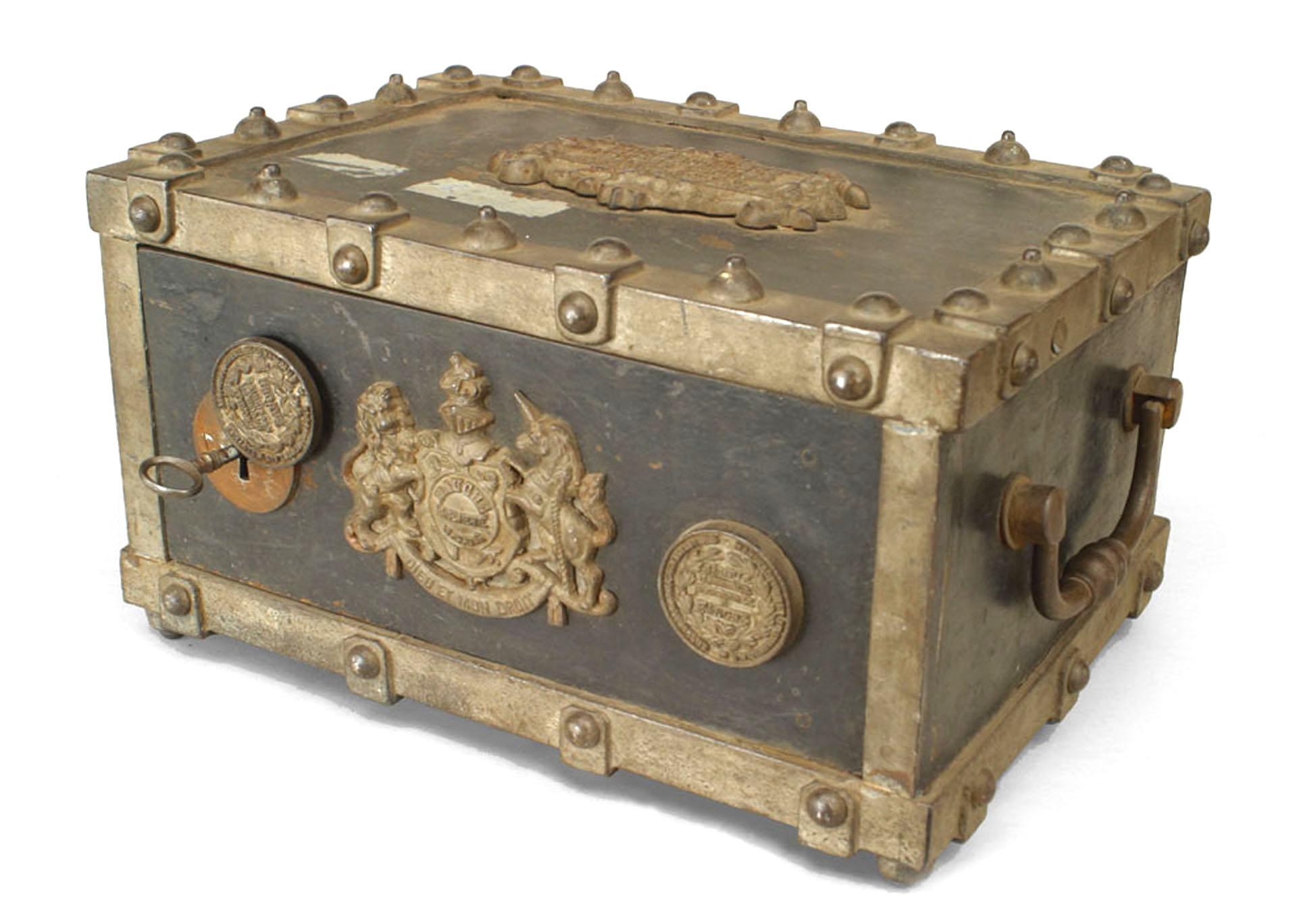 19th Century French Victorian Royal Strong Box For Sale