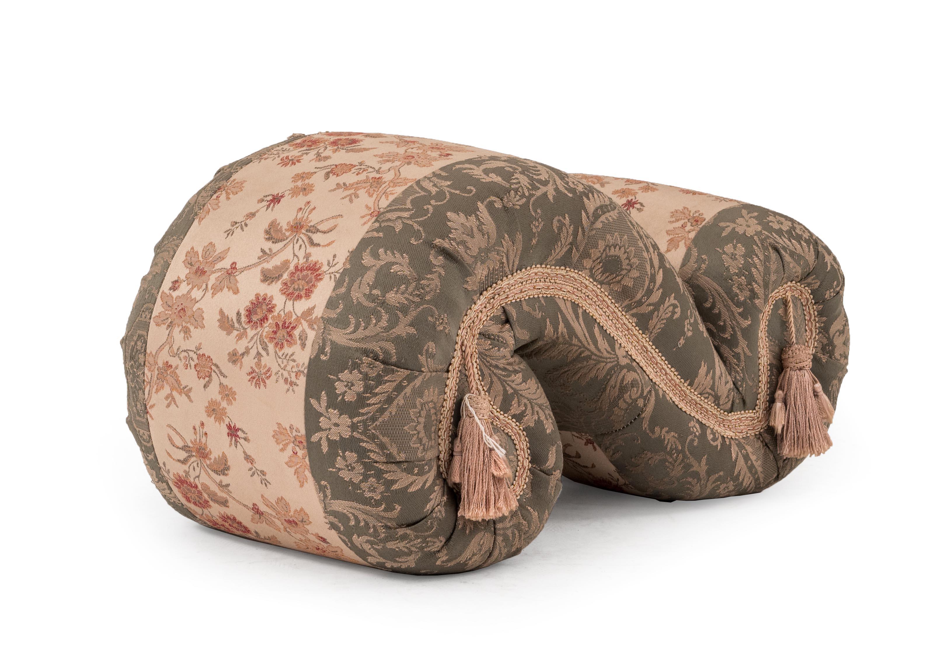 English French Victorian Scroll Foot Stool