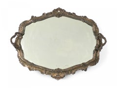 French Victorian Silver Plate Tray