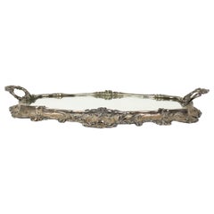 French Victorian Silver Plate Tray
