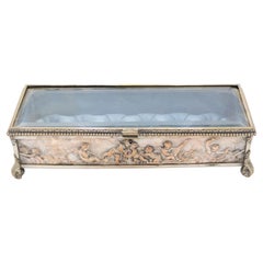 French Victorian Silver Plated Box