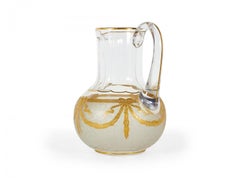 French Victorian Style Baccarat Crystal Pitcher