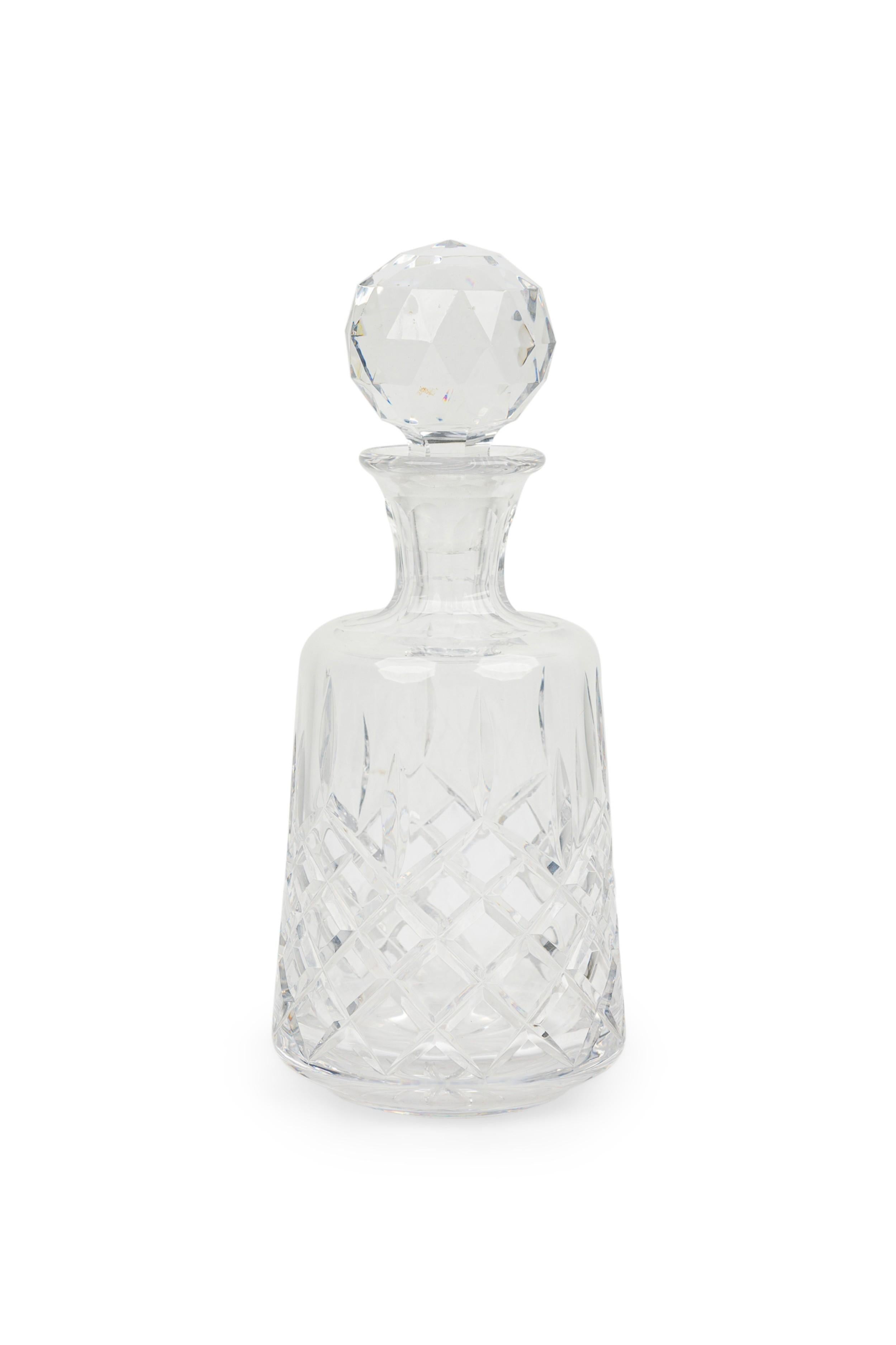 Mid-Century Modern French Victorian style Baccarat Tequila Decanter with Stopper For Sale