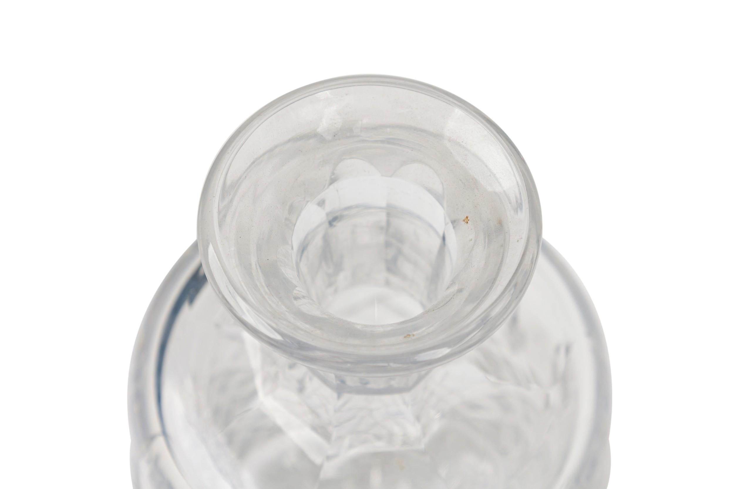 20th Century French Victorian style Baccarat Tequila Decanter with Stopper For Sale