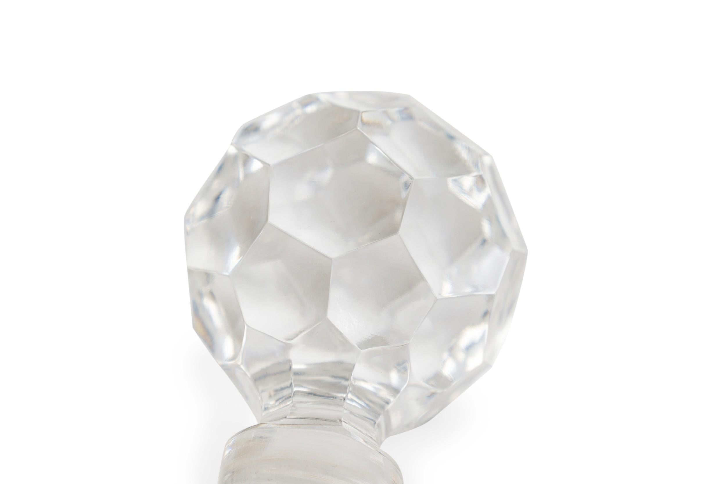 Carafe à whisky Baccarat de style victorien français avec bouchon en vente 2
