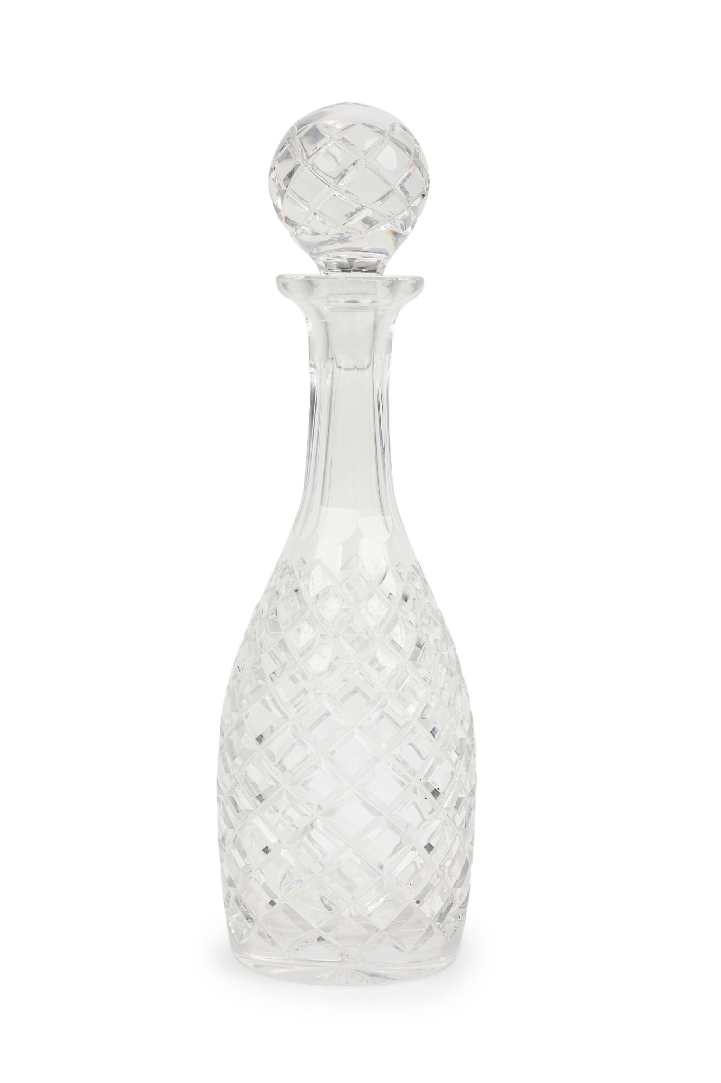 Französischer Baccarat-Weinkeller im viktorianischen Stil mit Stoppe (Handgefertigt) im Angebot