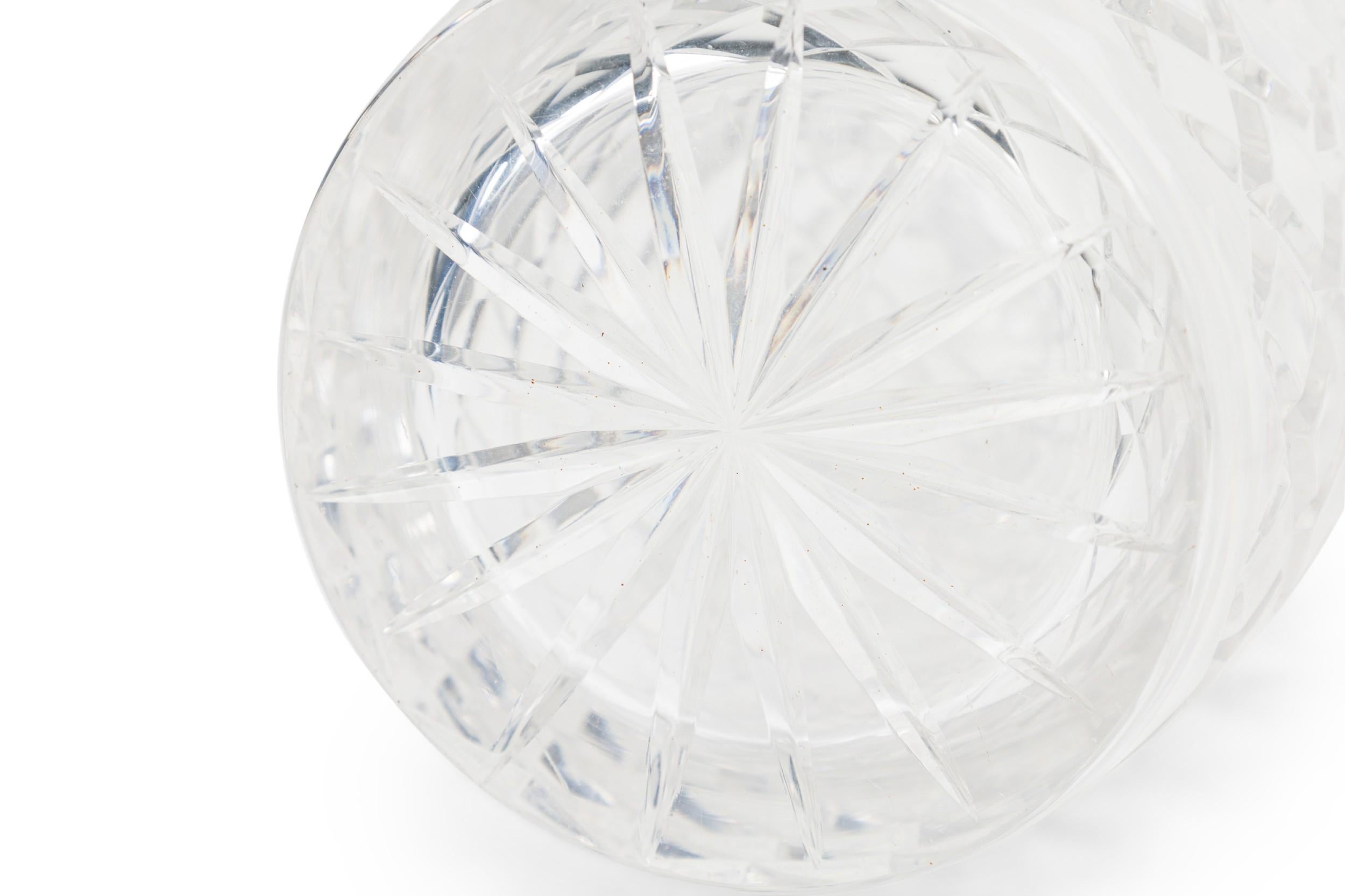 Französischer Baccarat-Weinkeller im viktorianischen Stil mit Stoppe im Angebot 1