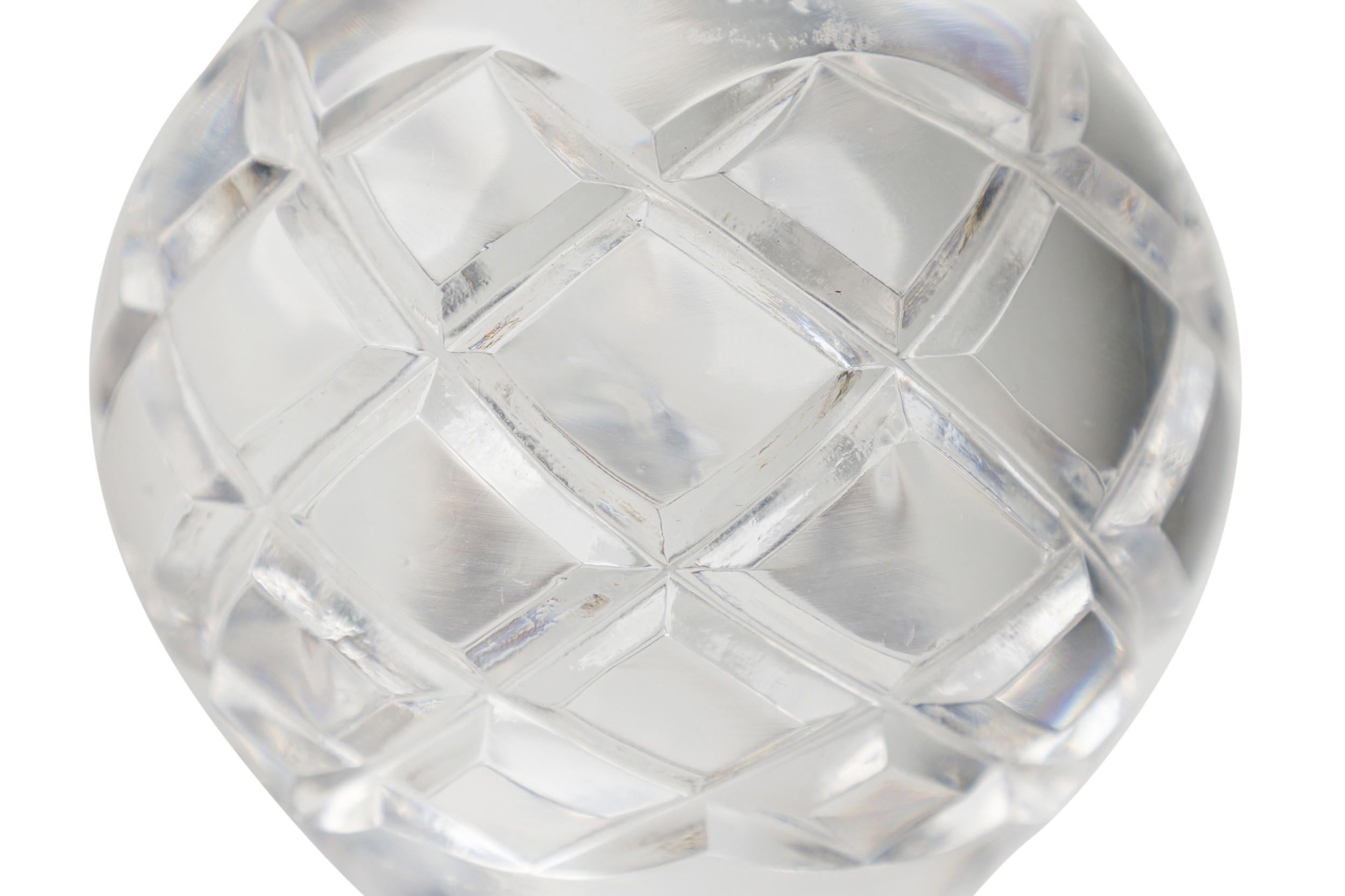 Französischer Baccarat-Weinkeller im viktorianischen Stil mit Stoppe im Angebot 2