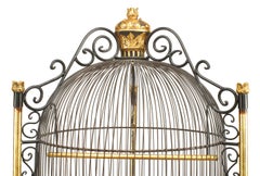 French Victorian Iron Bird Cage