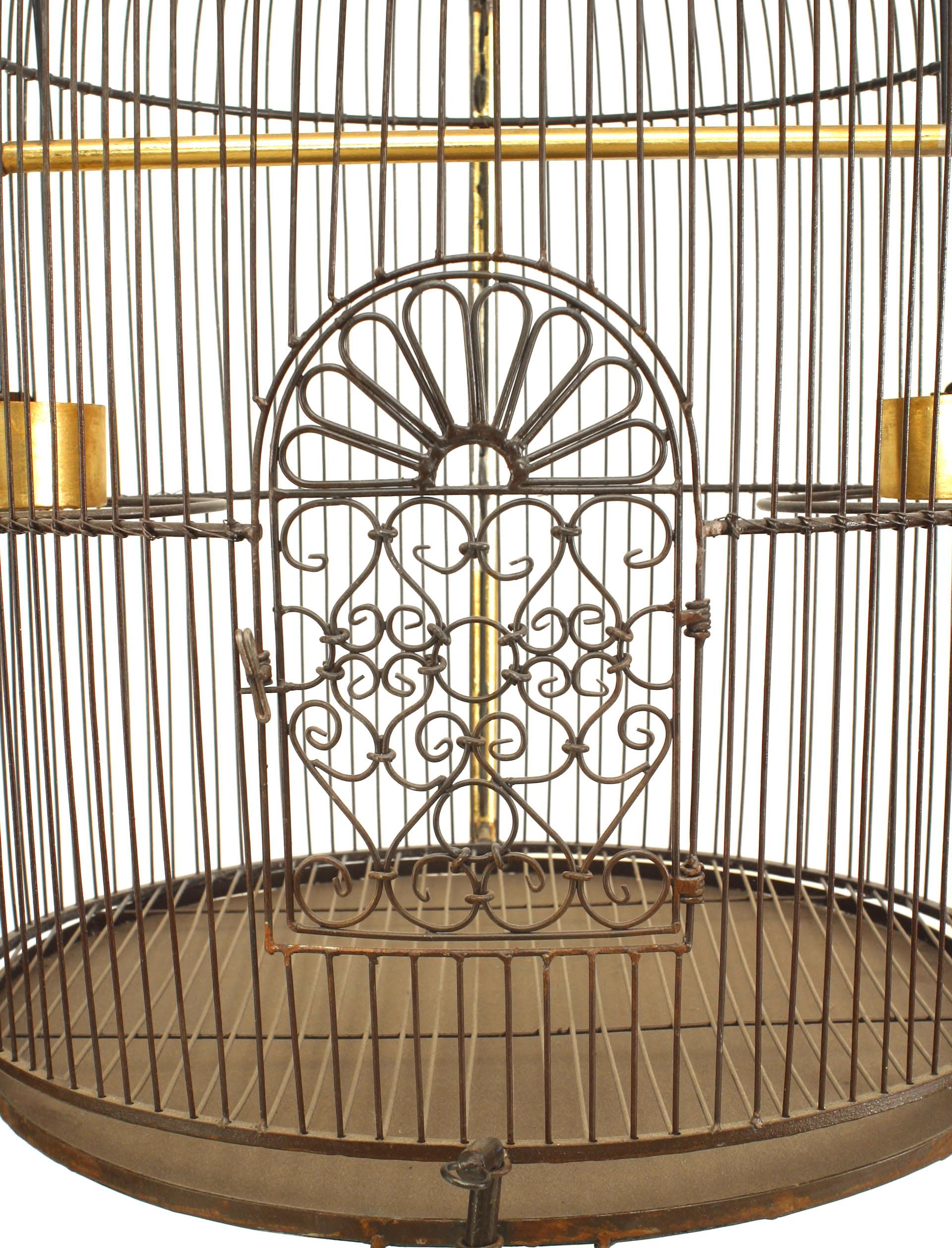 victorian bird cage with stand