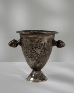 French Victorian Style Champagne Bucket, Metal, 20th Century