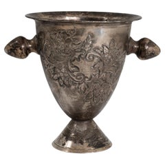 French Victorian Style Champagne Bucket, Metal, 20th Century