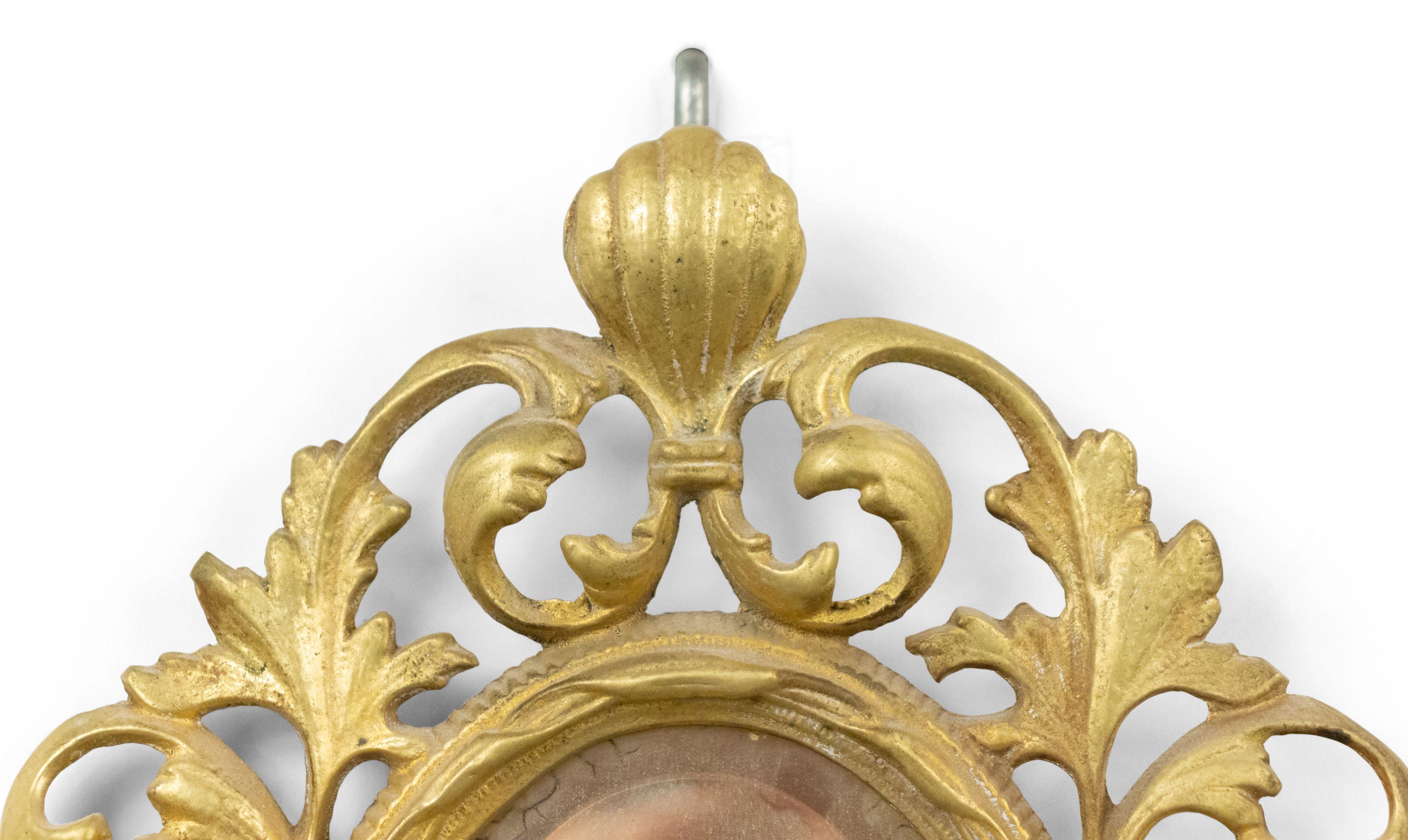 American French Victorian Style Gilt Bronze Wall Sconce For Sale