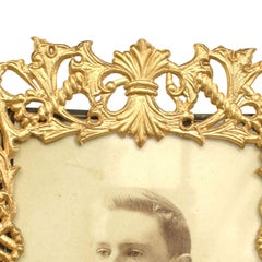 French Victorian Style Gilt Filigree Picture Frame