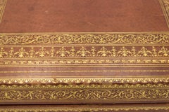 French Victorian Style Leather Jewelry Box