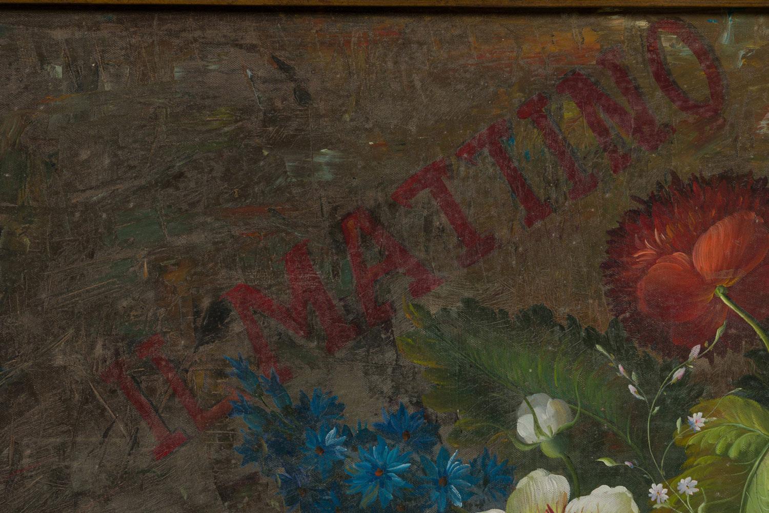 Französisch viktorianischen Stil Öl auf Leinwand Gemälde mit dem Titel: 