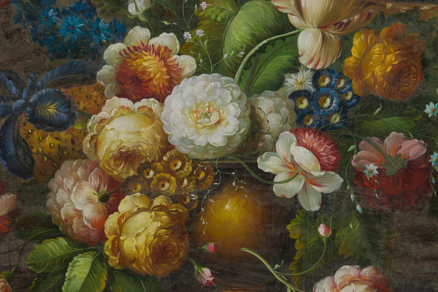 Französisch viktorianischen Stil Öl auf Leinwand Gemälde mit dem Titel: 