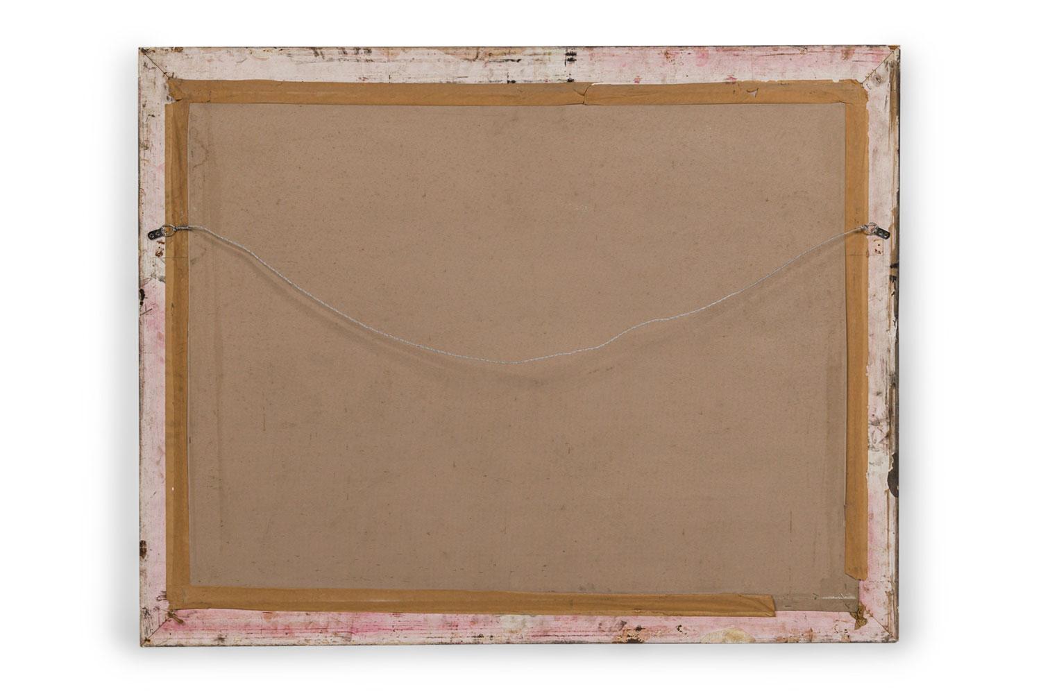 Französisch viktorianischen Stil Öl auf Leinwand Gemälde mit dem Titel: 