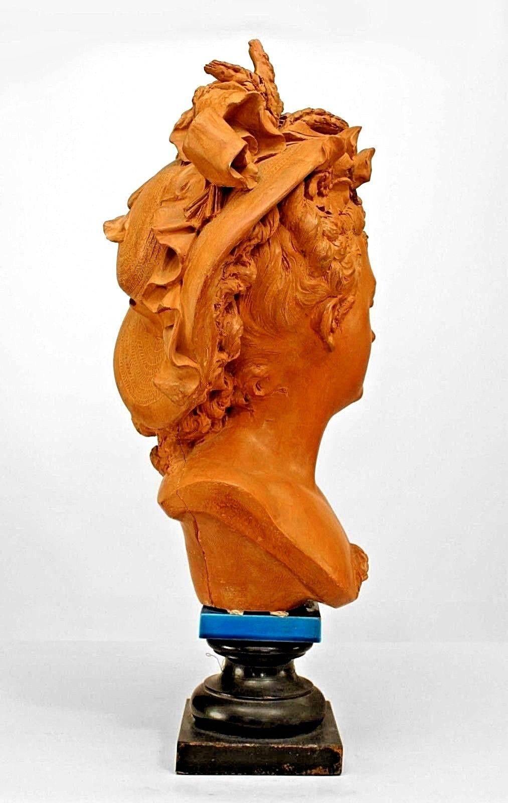 terracotta bust