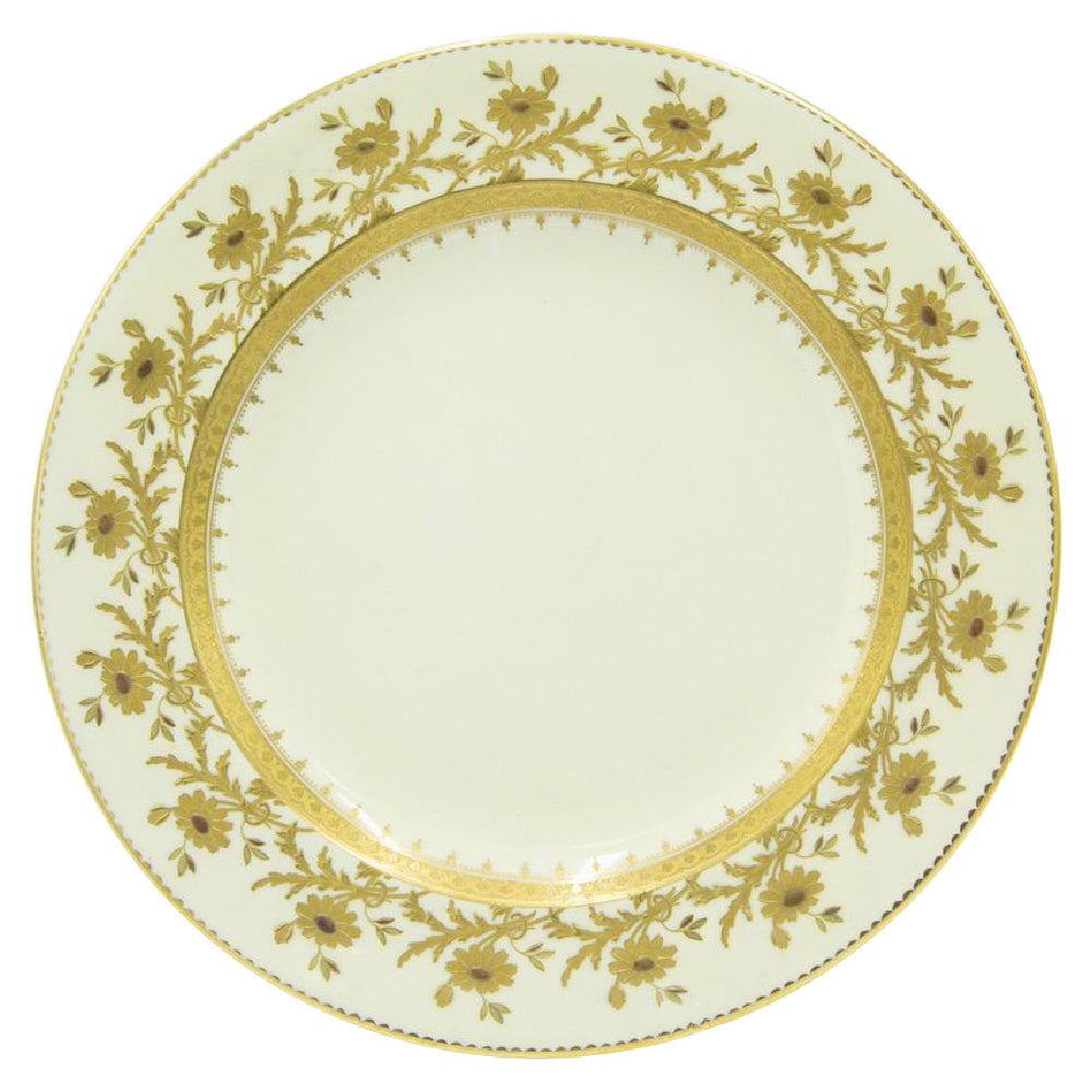 French Victorian Tiffany Porcelain Plates