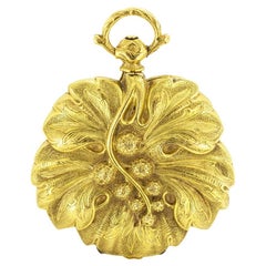 French Victorian Yellow Gold Locket Watch
