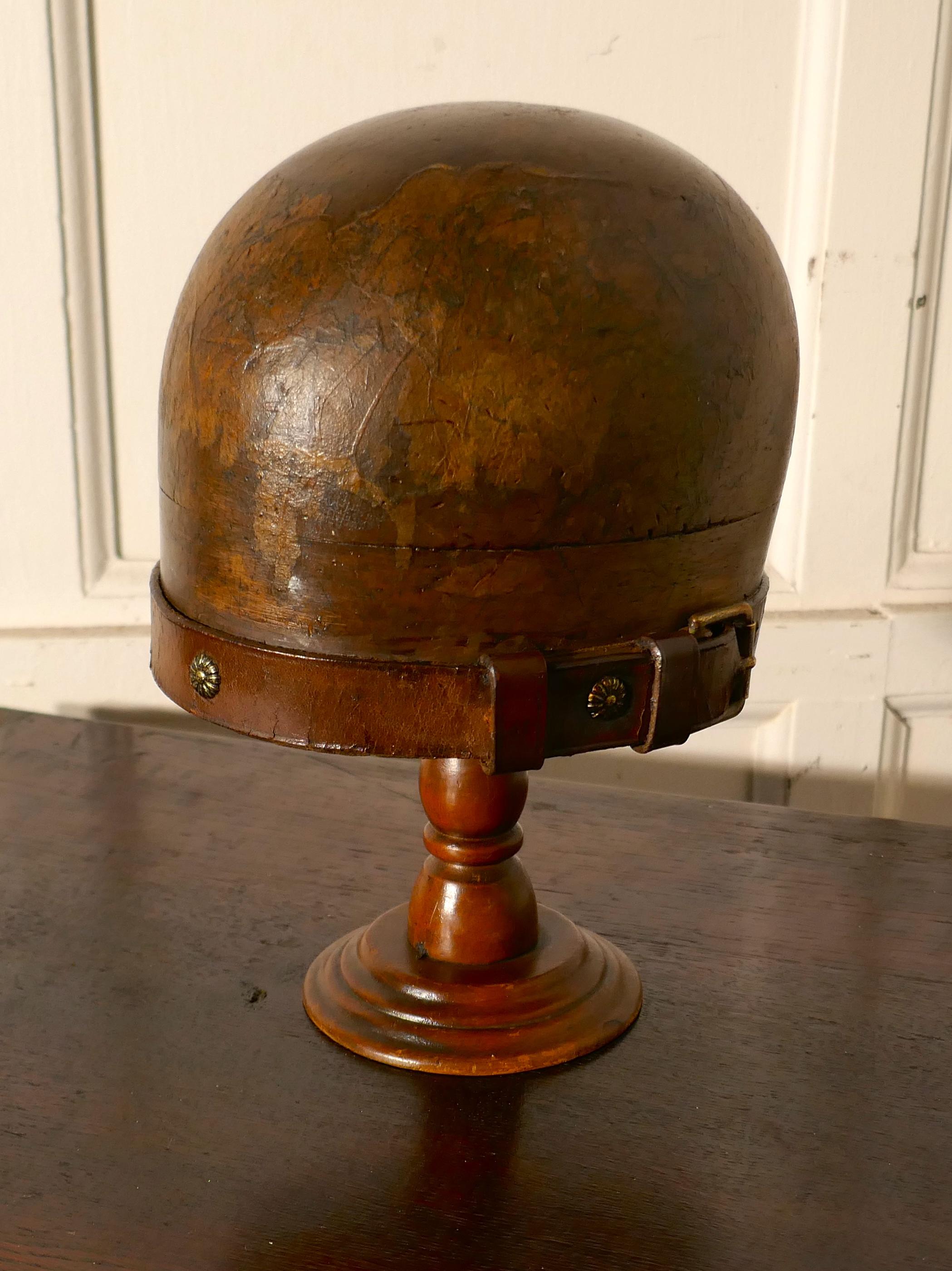 vintage wooden hat stand