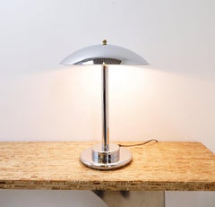 Französische Vintage Aluminor Pilz Tisch/Schreibtischlampe - 1970er