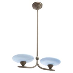 Französische Vintage-Deckenlampe im Art-déco-Stil, um 1940