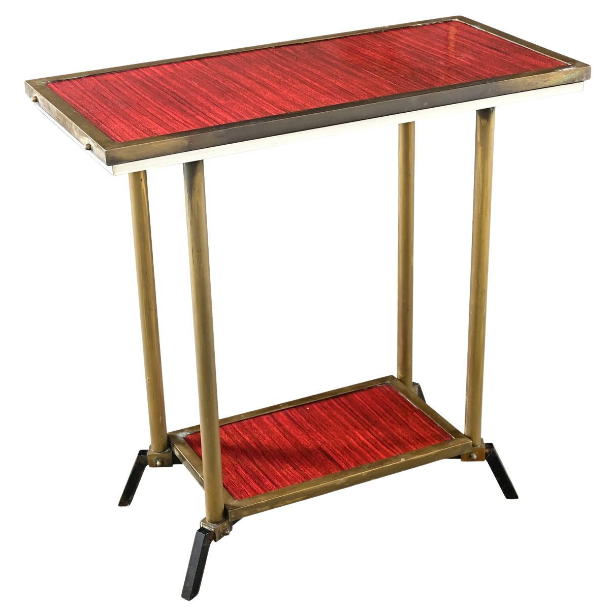 French Vintage Art Deco Style Occasional Table