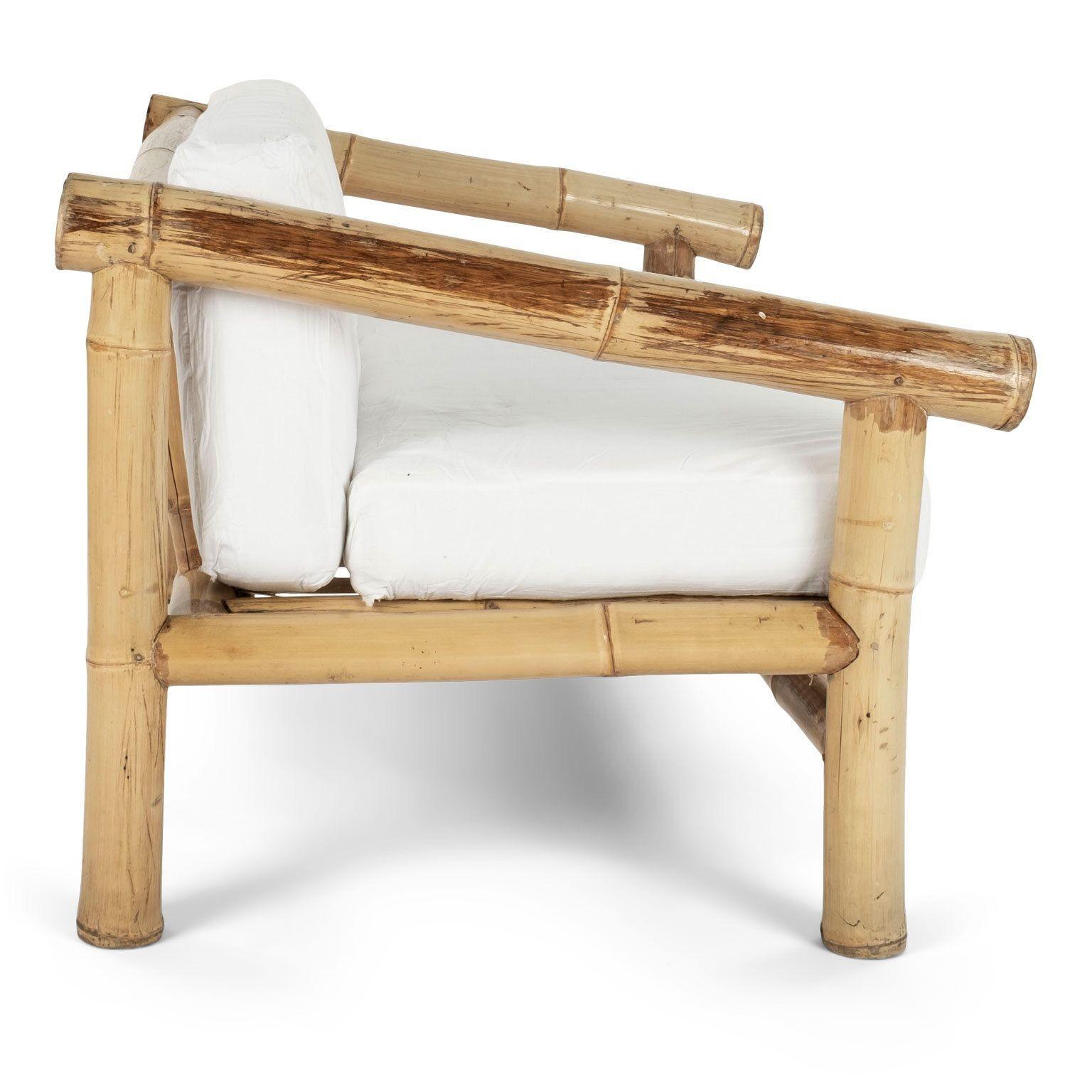 Bambus-Sofa im Vintage-Stil (Französisch) im Angebot