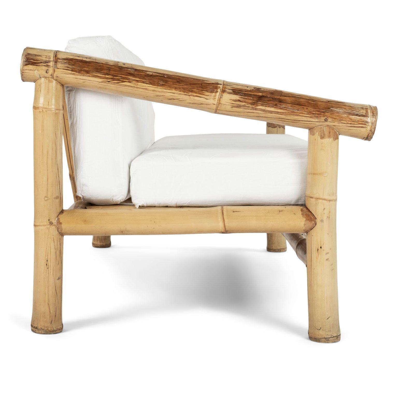 Bambus-Sofa im Vintage-Stil im Angebot 1