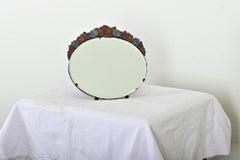 French Vintage Barbola Tabletop Mirror