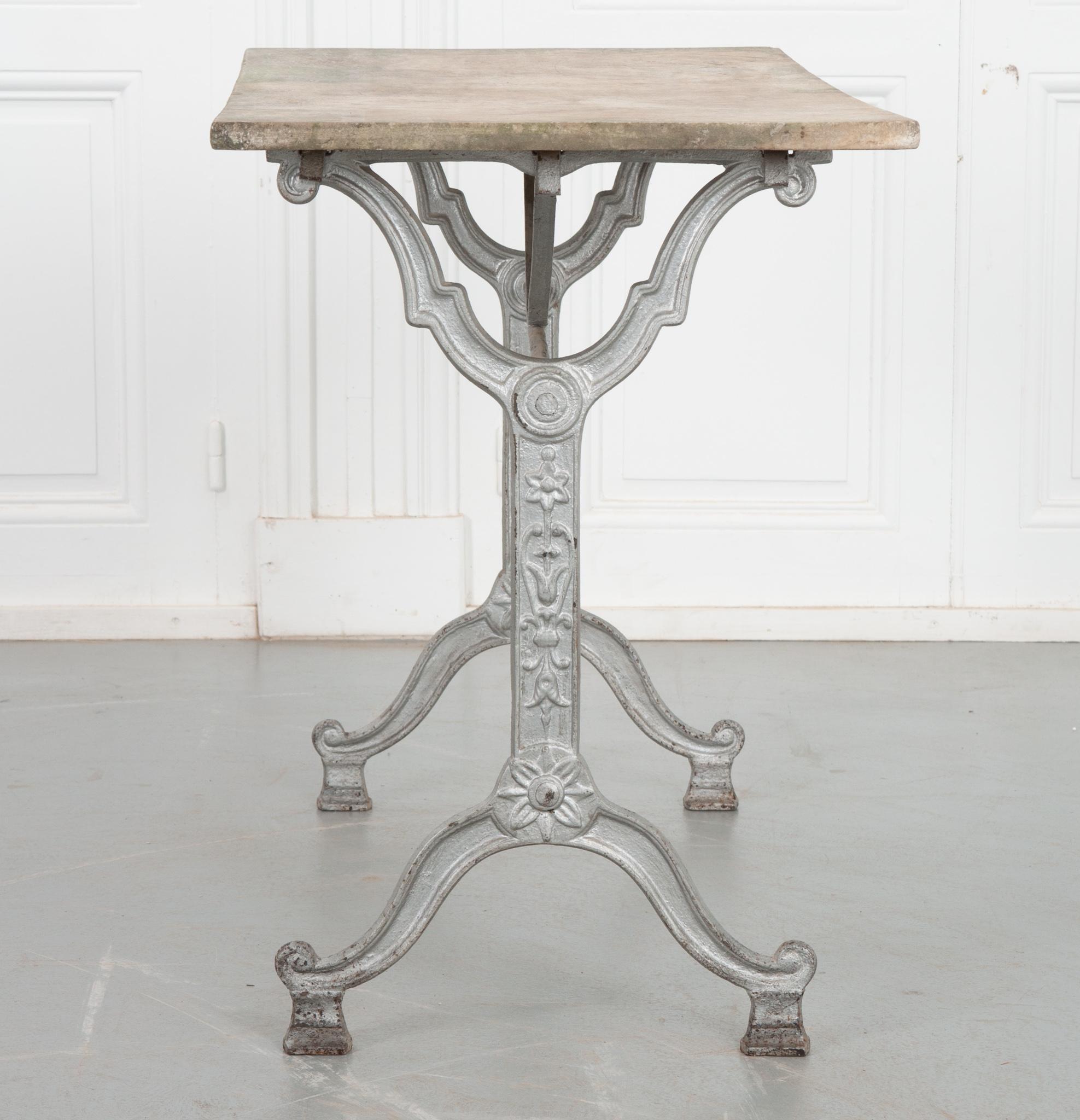 French Vintage Bistro Table 4