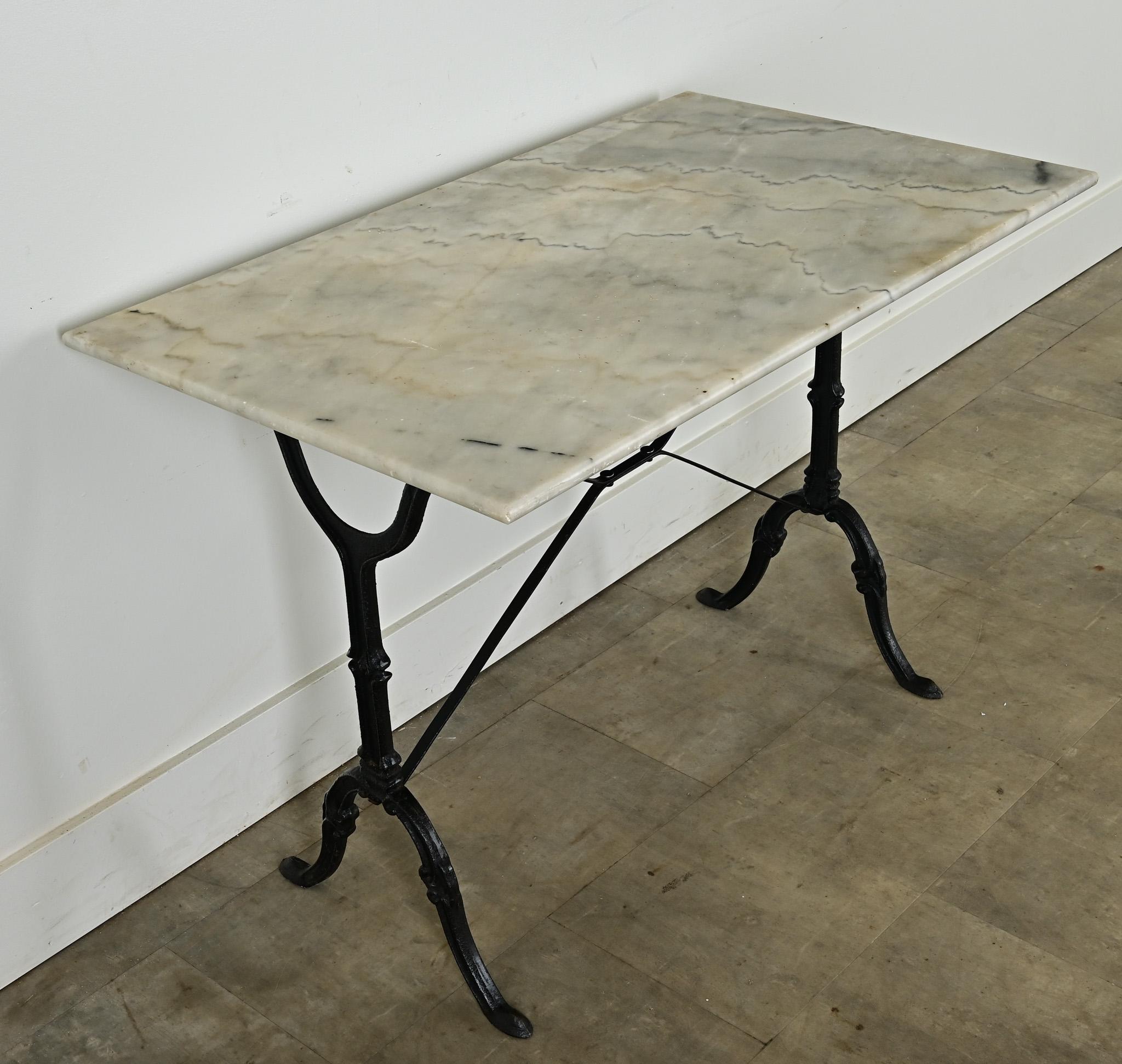French Vintage Bistro Table In Good Condition In Baton Rouge, LA