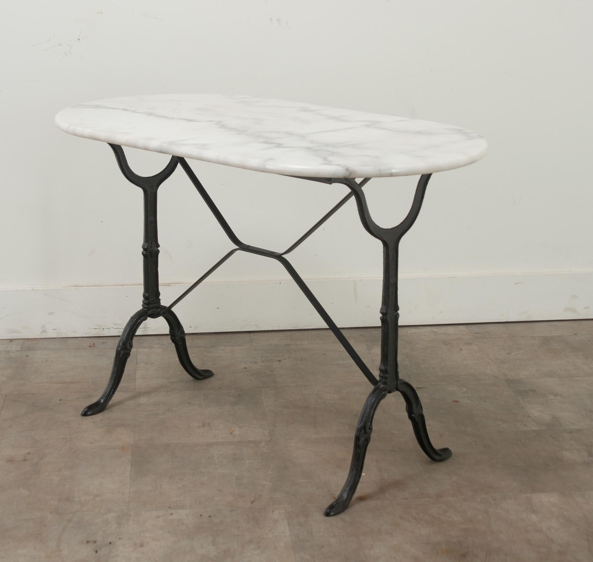Marble French Vintage Bistro Table