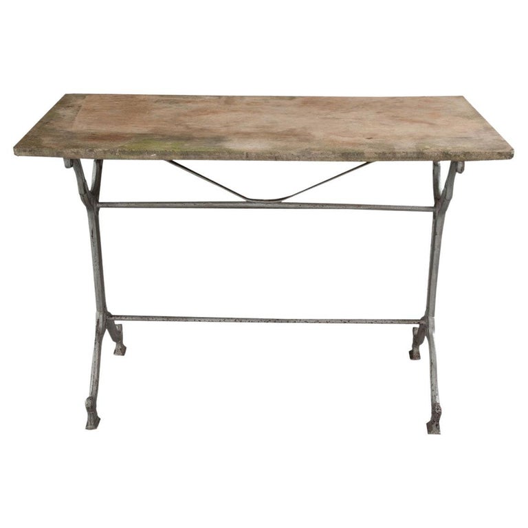 French Vintage Bistro Table at 1stDibs