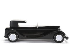 French Vintage Black Vilac Coupe Chauffeur H6C 1930 Wooden Model Car