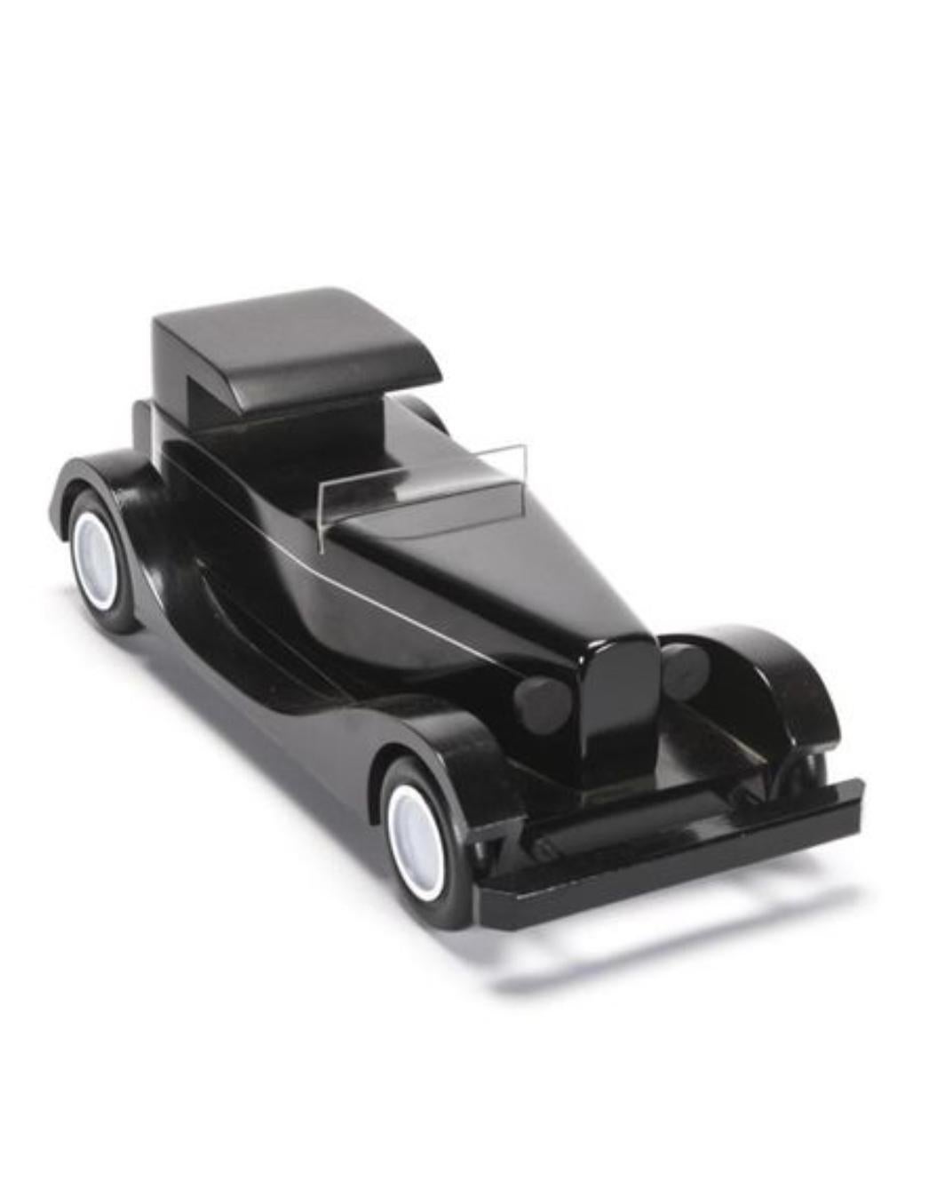 Français Maquette de voiture en bois Vilac Coupe Chauffeur H6C 1930, de couleur noire. en vente