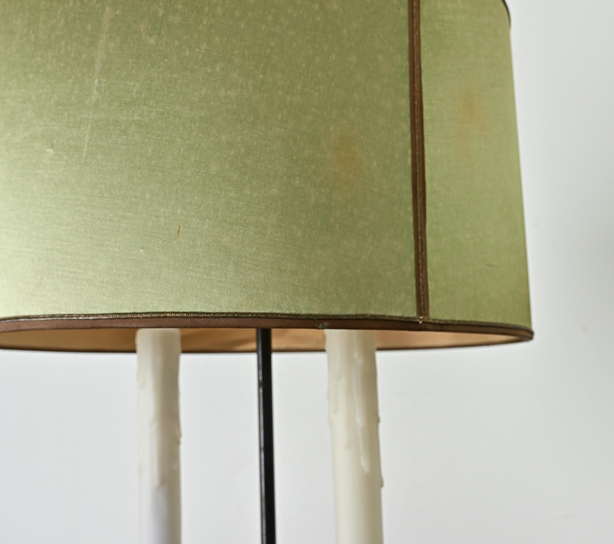 Lampe lion française vintage en laiton Bon état - En vente à Baton Rouge, LA