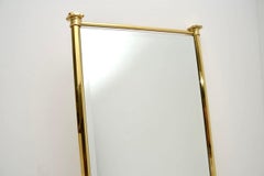 French Vintage Brass Mirror