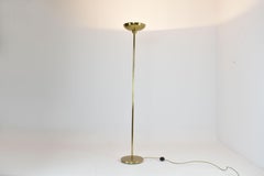 French Vintage Brass Uplight Floor Lamp — 1970s