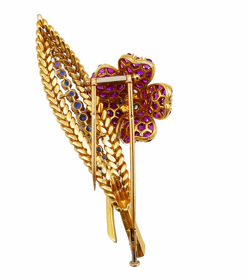 vintage french brooch