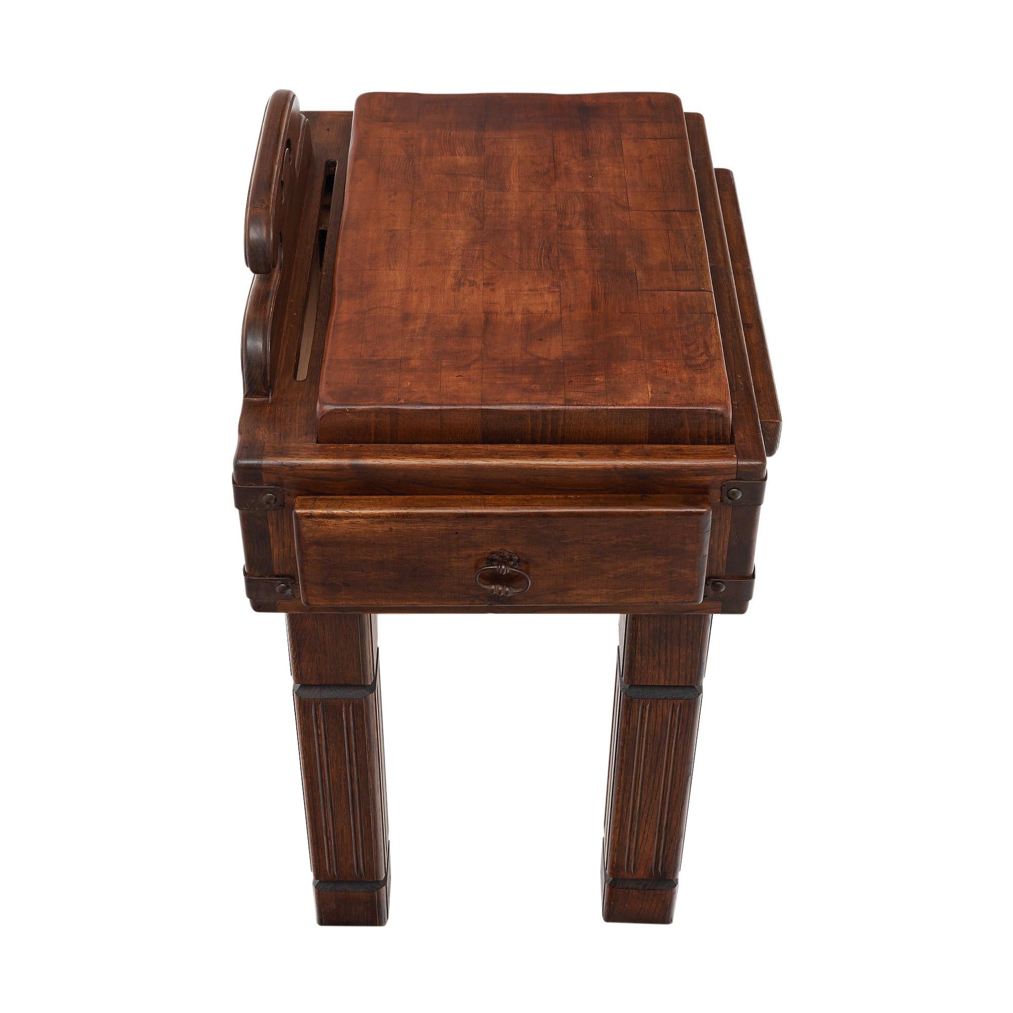 Bloque de Carnicero Vintage Francés en venta 2