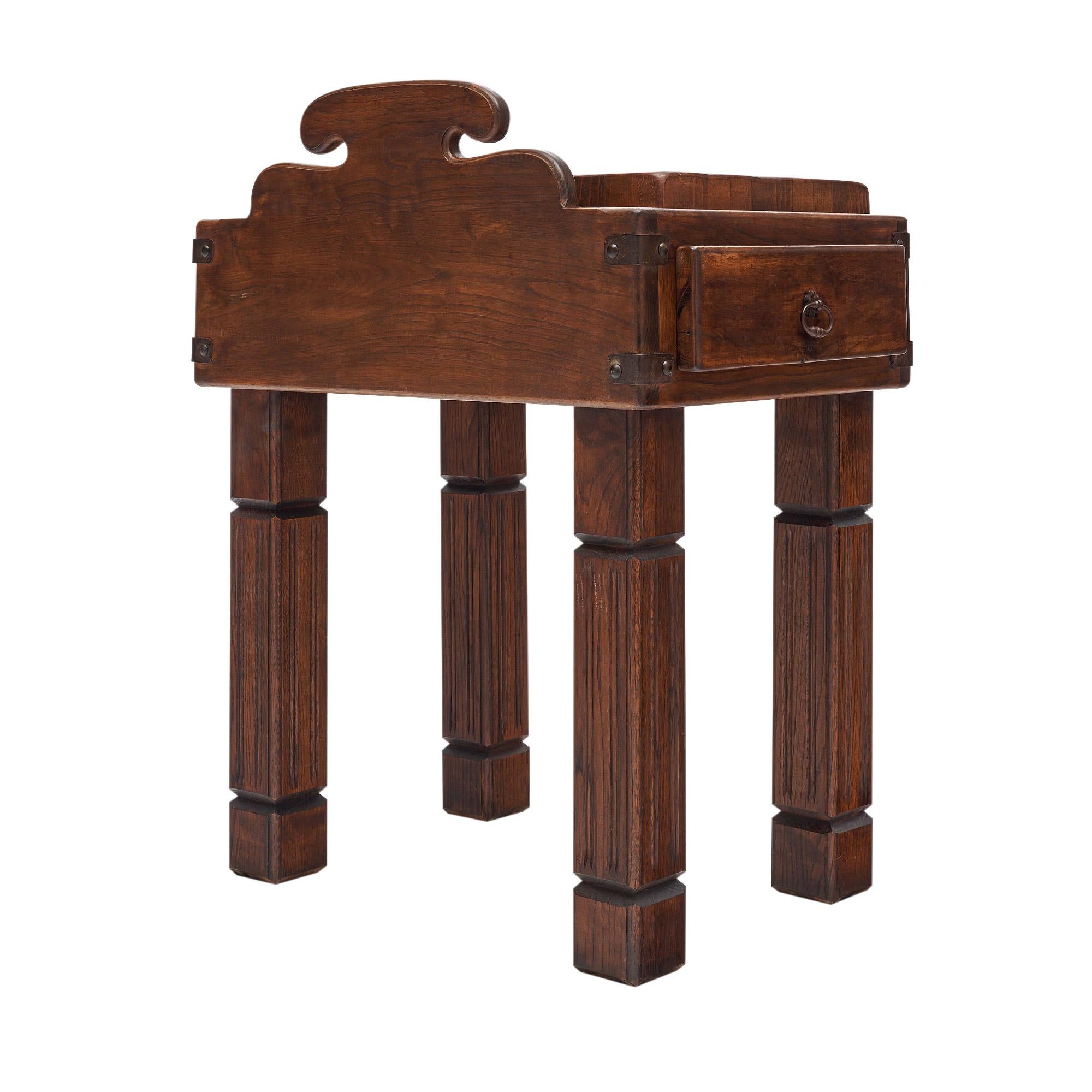 Bloque de Carnicero Vintage Francés en venta 3