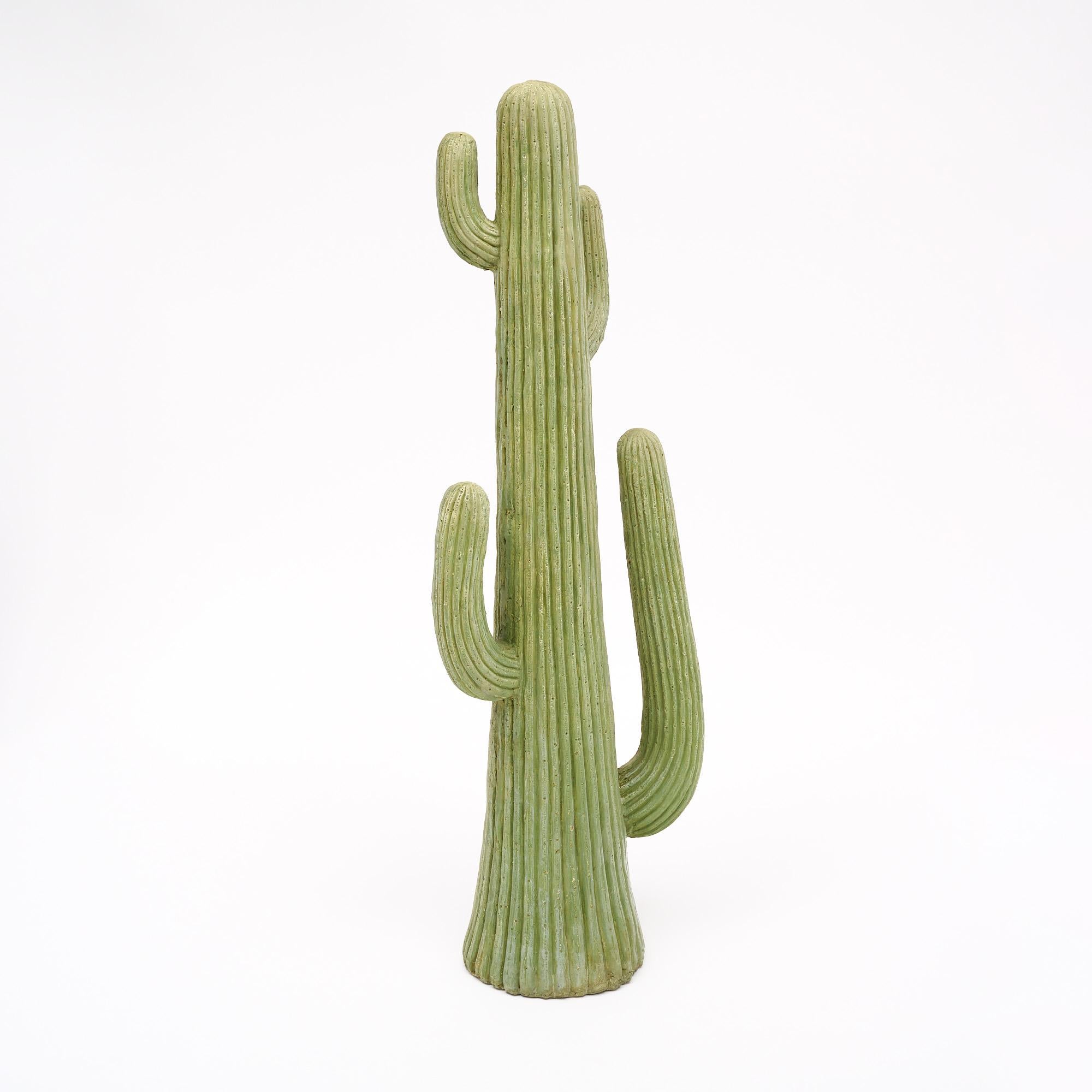 Mid-Century moderno Scultura di cactus vintage francese in vendita