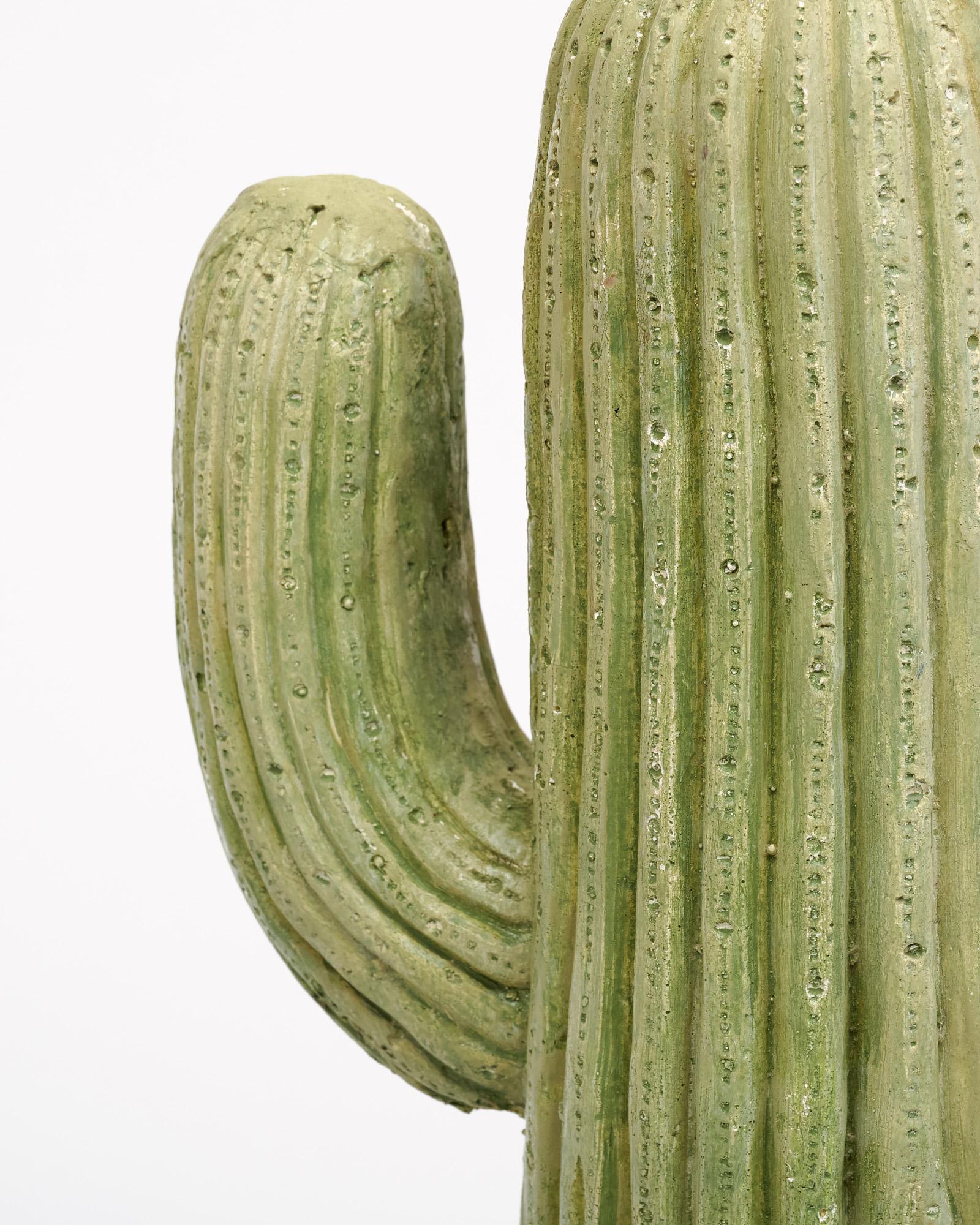 Fine XX secolo Scultura di cactus vintage francese in vendita